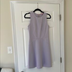 Purple Mini A-Line Dress for Wedding Guest